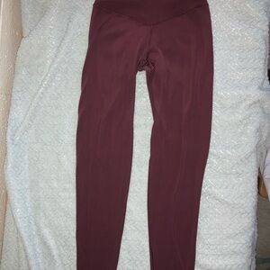 Aerie Deep Maroon Leggings